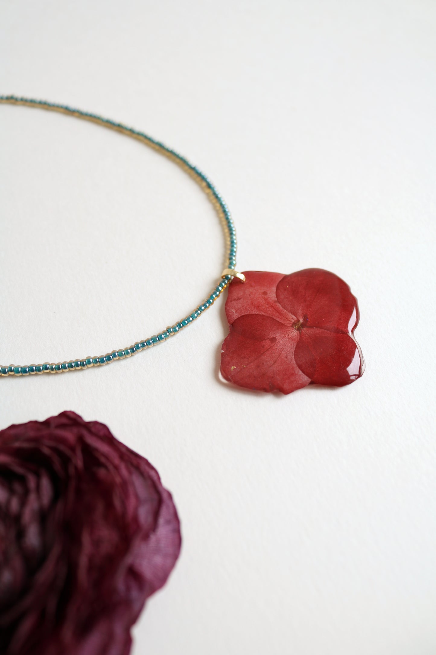 Red Hydrangea
