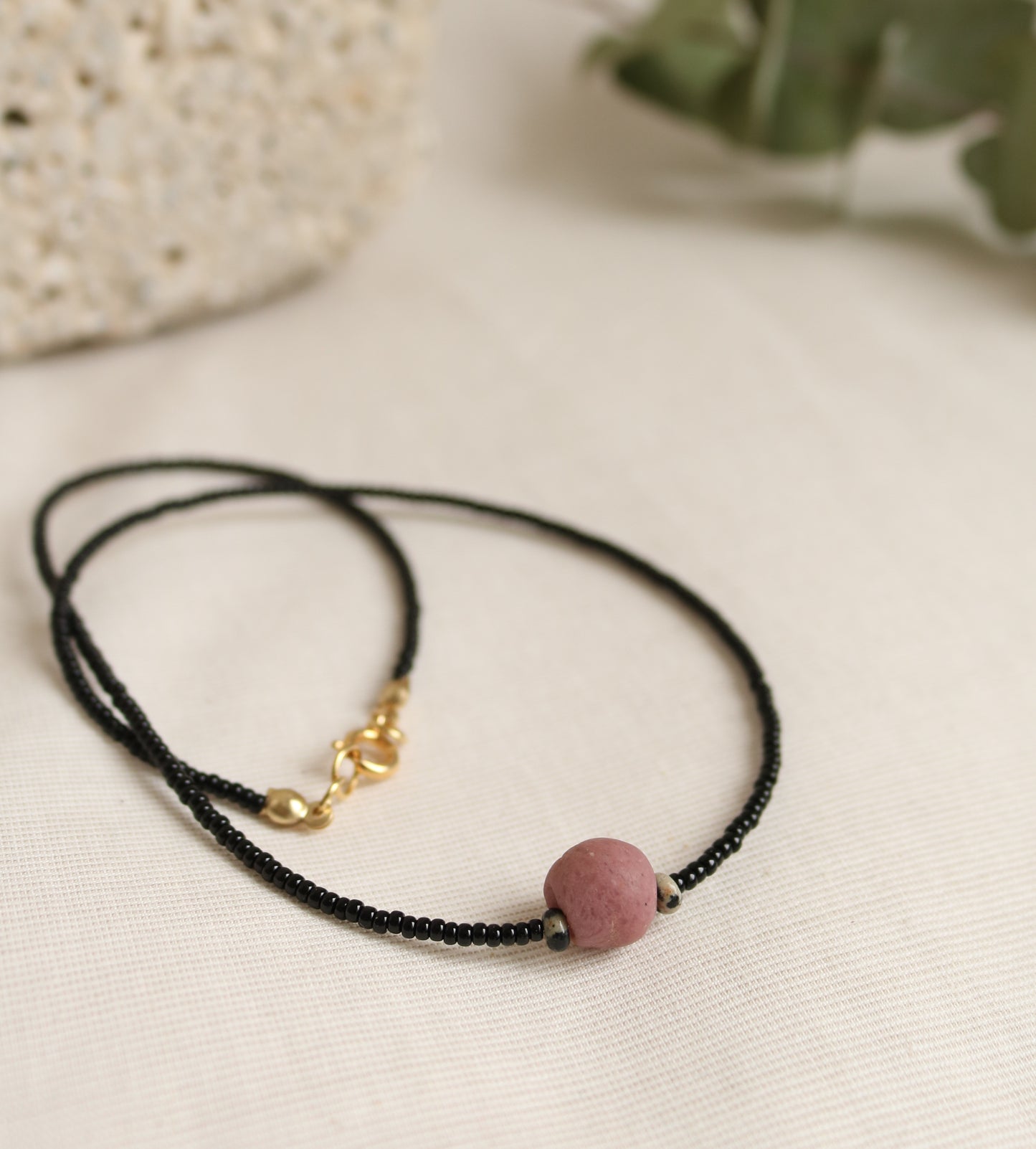 Minimal Jasper Necklace