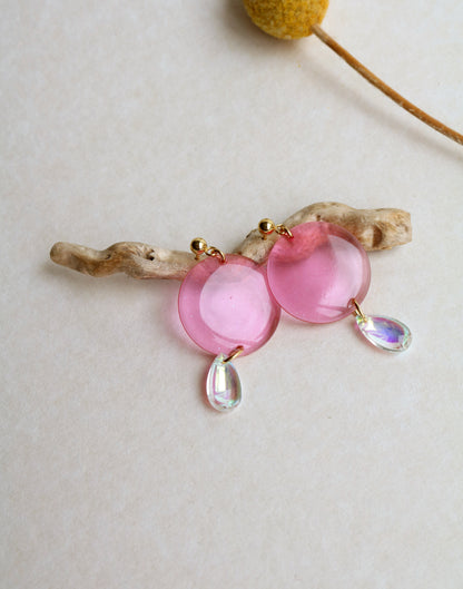 Pink rain drop